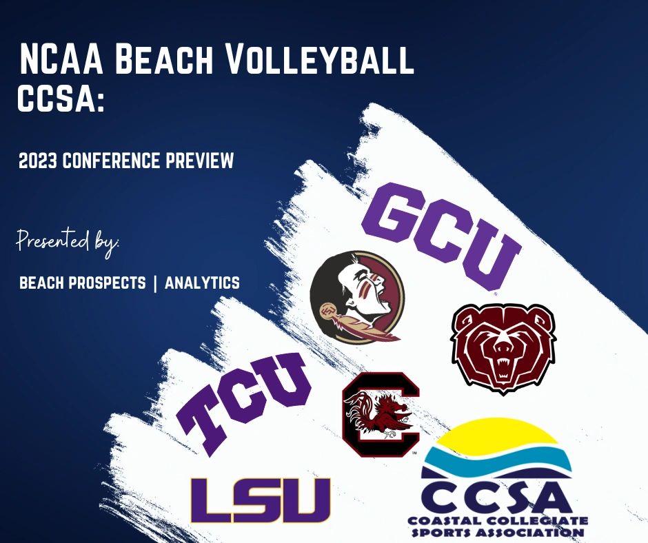 NCAA Beach Volleyball 2023 CCSA Conference Preview